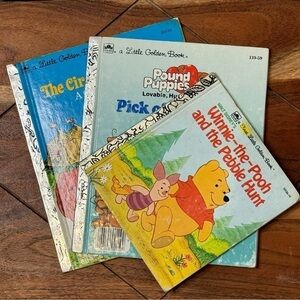 Vintage a little golden book 3 books